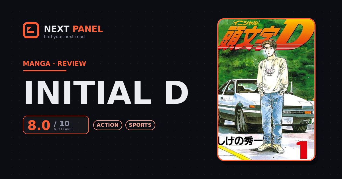 Initial D cover - Next Panel review