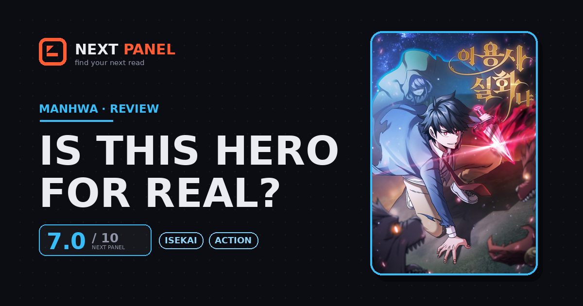 Is This Hero for Real? cover - Next Panel review