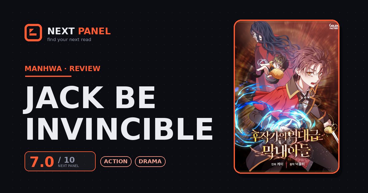 Jack Be Invincible cover - Next Panel review