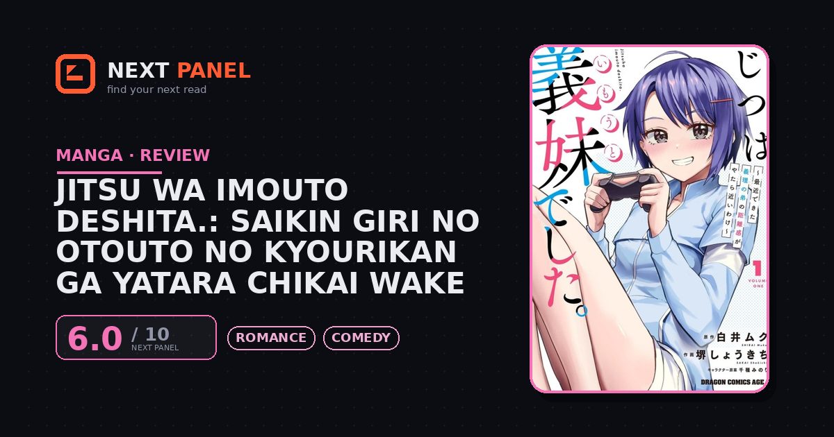 Jitsu wa Imouto Deshita.: Saikin Giri no Otouto no Kyourikan ga Yatara Chikai Wake cover - Next Panel review