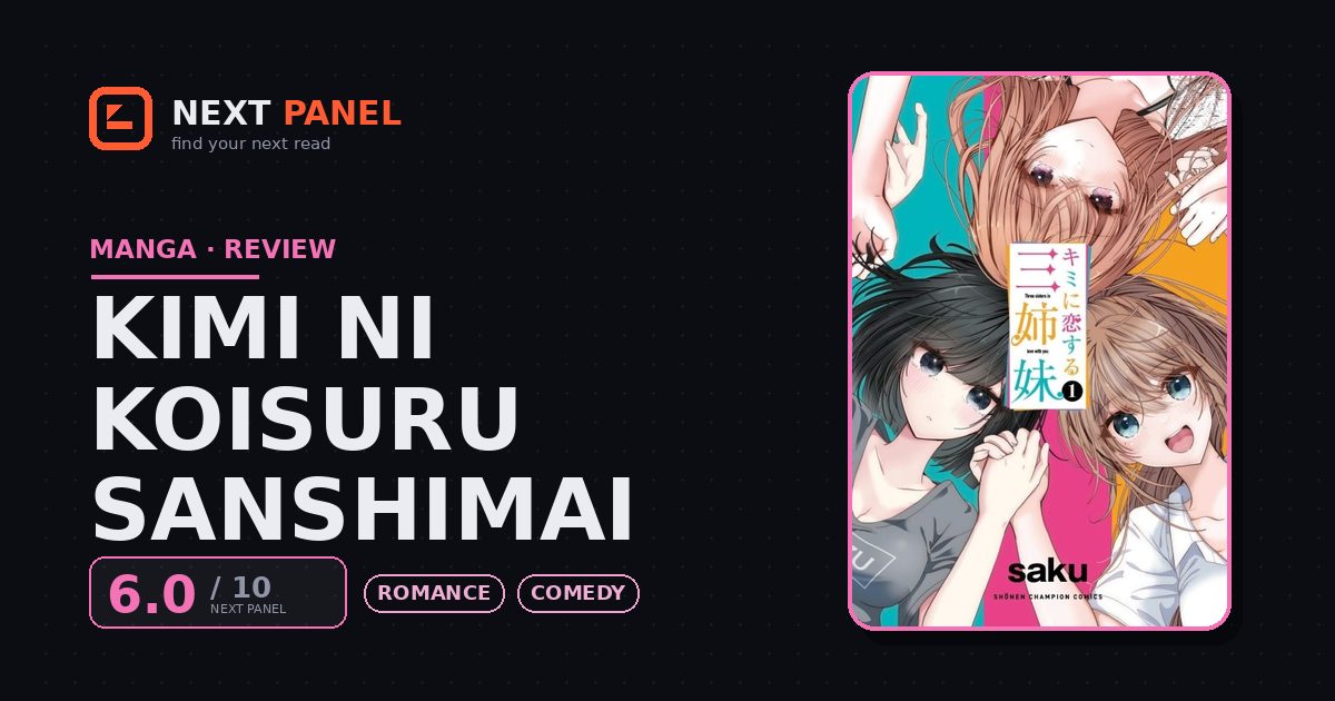 Kimi ni Koisuru Sanshimai cover - Next Panel review