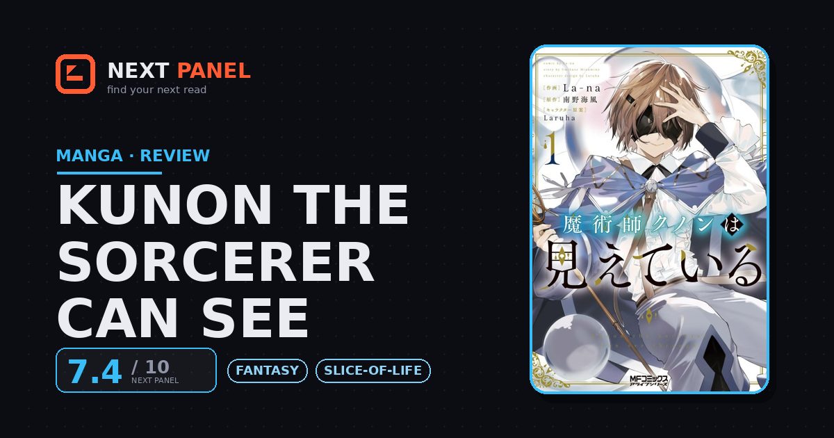 Kunon the Sorcerer Can See cover - Next Panel review