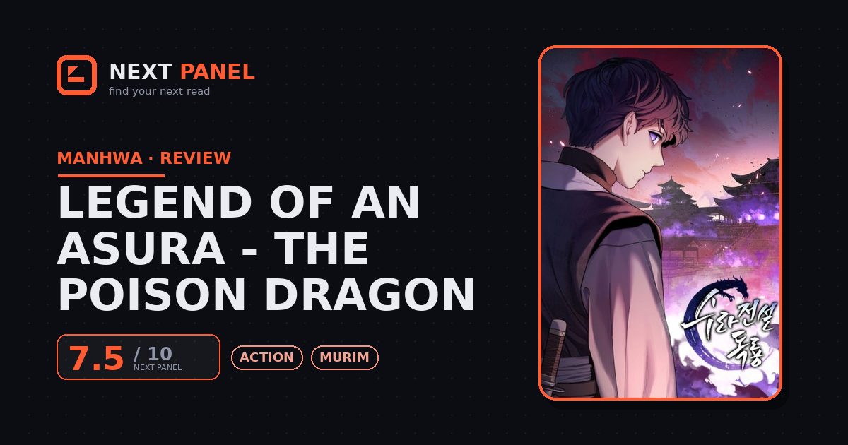 Legend of an Asura - The Poison Dragon cover - Next Panel review