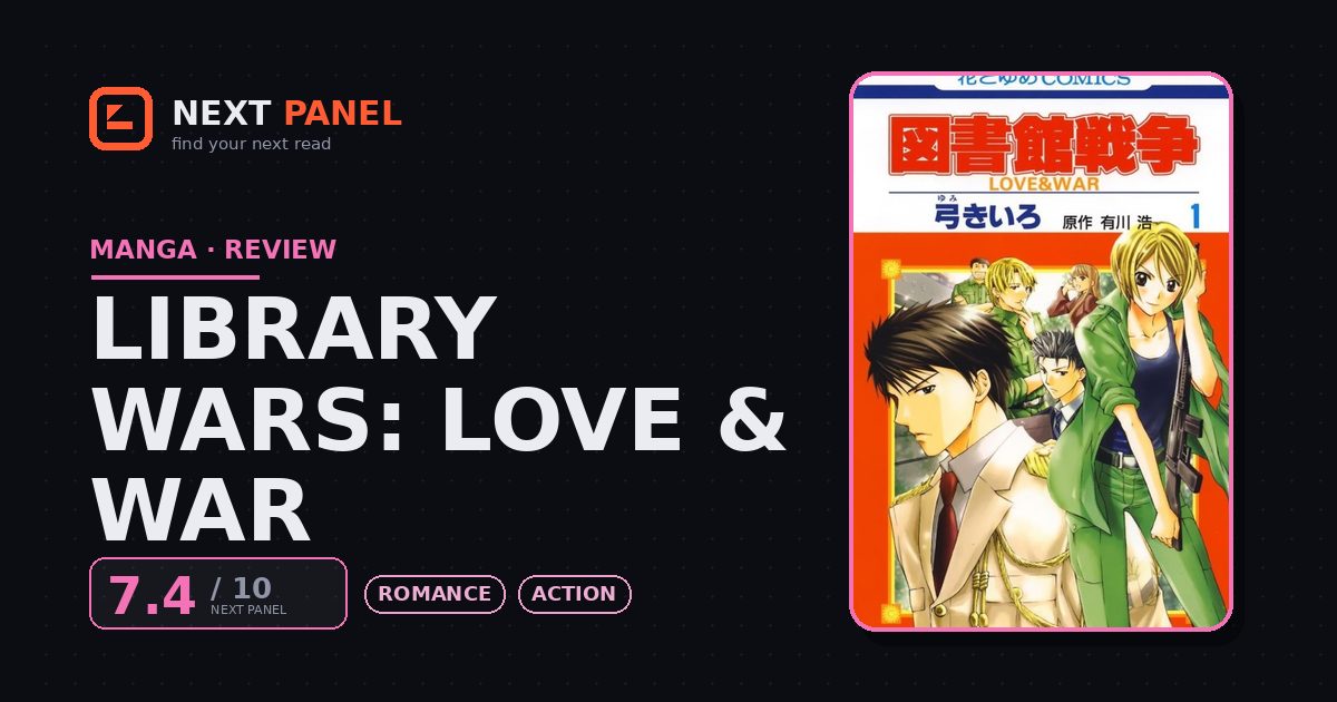 Library Wars: Love & War cover - Next Panel review