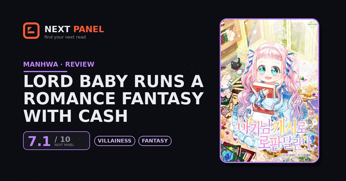 Lord Baby Runs a Romance Fantasy With Cash cover - Next Panel review