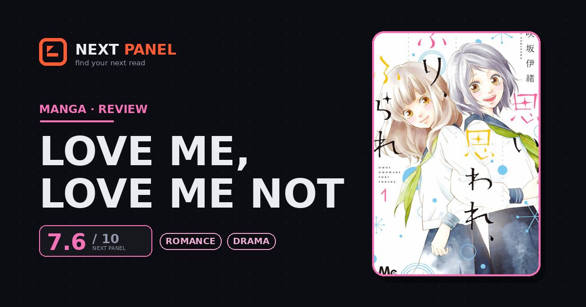 Love Me, Love Me Not cover - Next Panel review