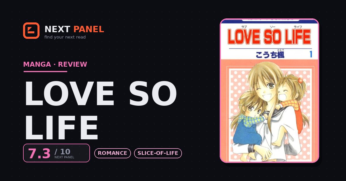 Love So Life cover - Next Panel review