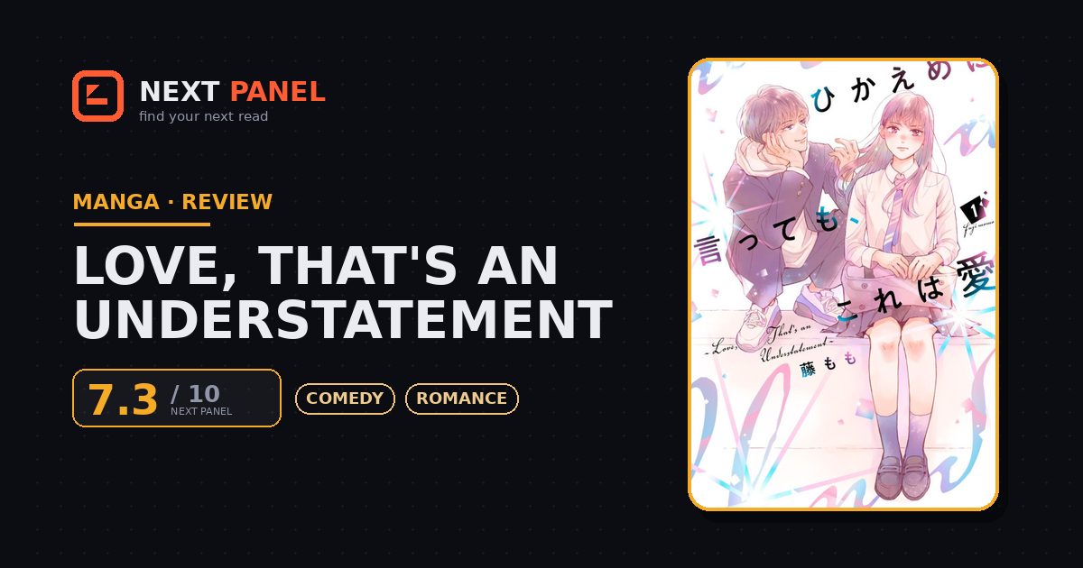 Love, That's an Understatement cover - Next Panel review