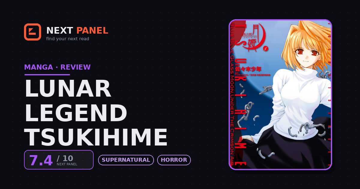 Lunar Legend Tsukihime cover - Next Panel review