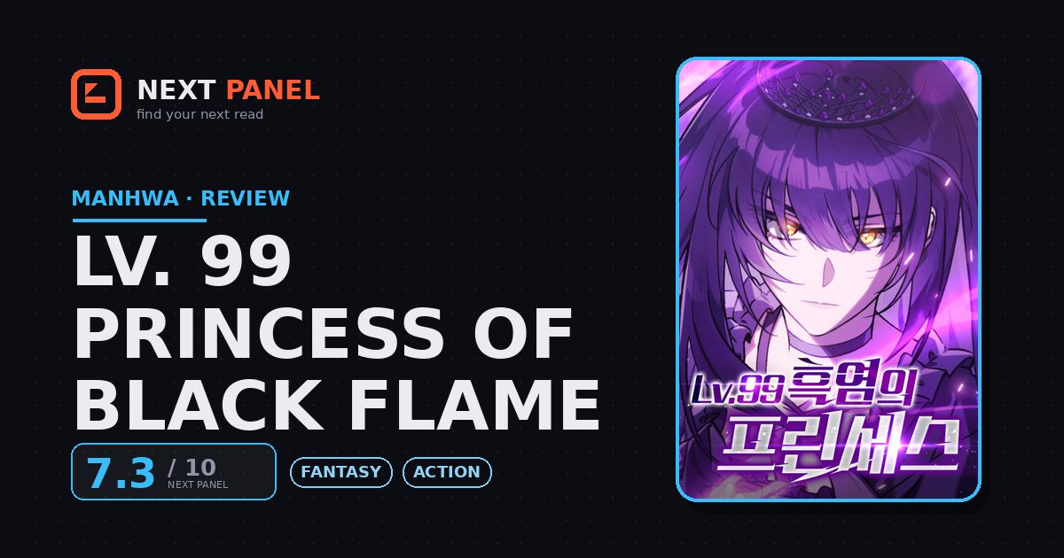 Lv. 99 Princess of Black Flame cover - Next Panel review