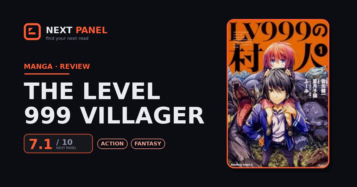 The Level 999 Villager cover - Next Panel review