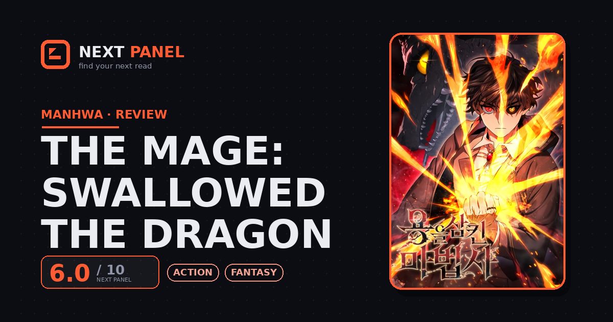 The Mage: Swallowed the Dragon cover - Next Panel review