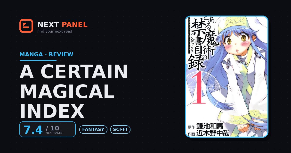 A Certain Magical Index cover - Next Panel review