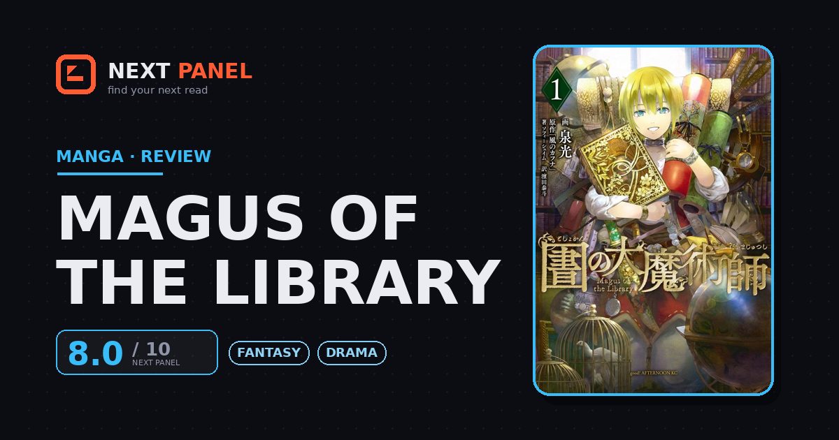 Magus of the Library cover - Next Panel review