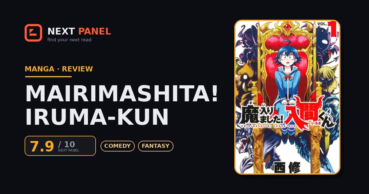 Mairimashita! Iruma-kun cover - Next Panel review