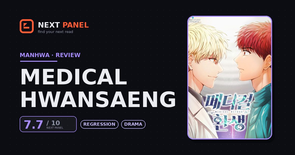 Medical Hwansaeng cover - Next Panel review