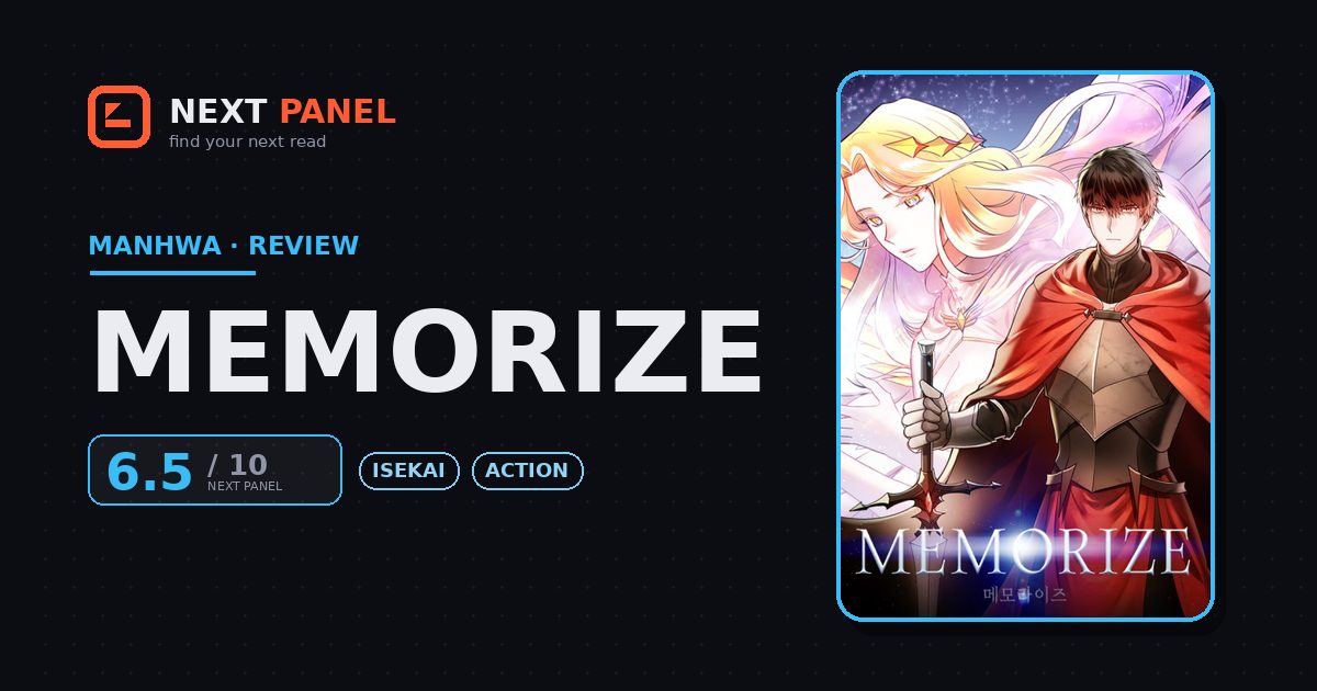 MEMORIZE cover - Next Panel review