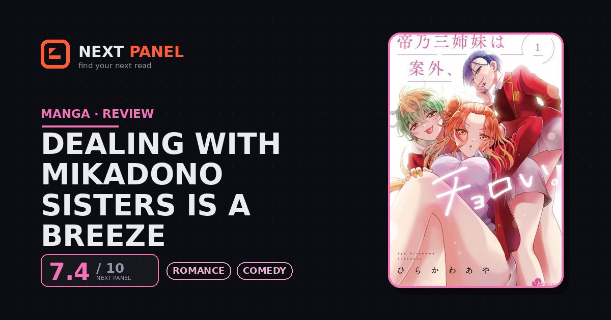 Dealing with Mikadono Sisters Is a Breeze cover - Next Panel review