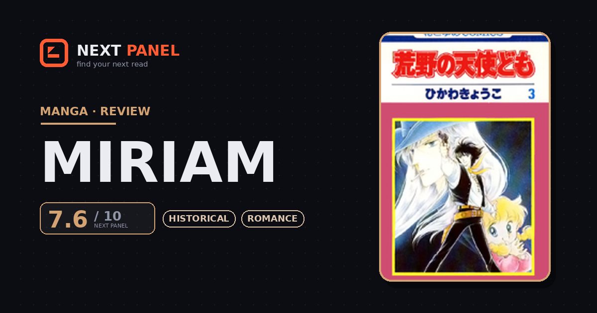 Miriam cover - Next Panel review