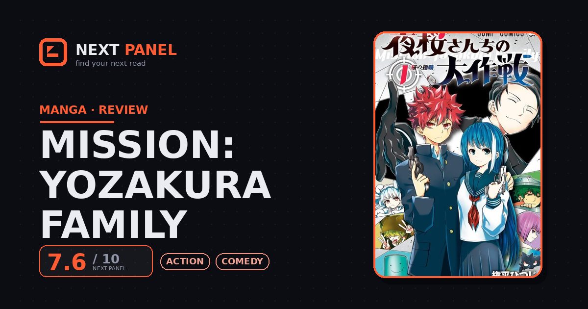 Mission: Yozakura Family cover - Next Panel review