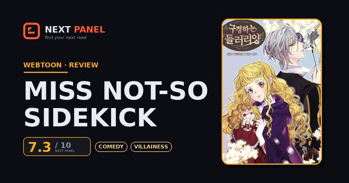 Miss Not-So Sidekick cover - Next Panel review