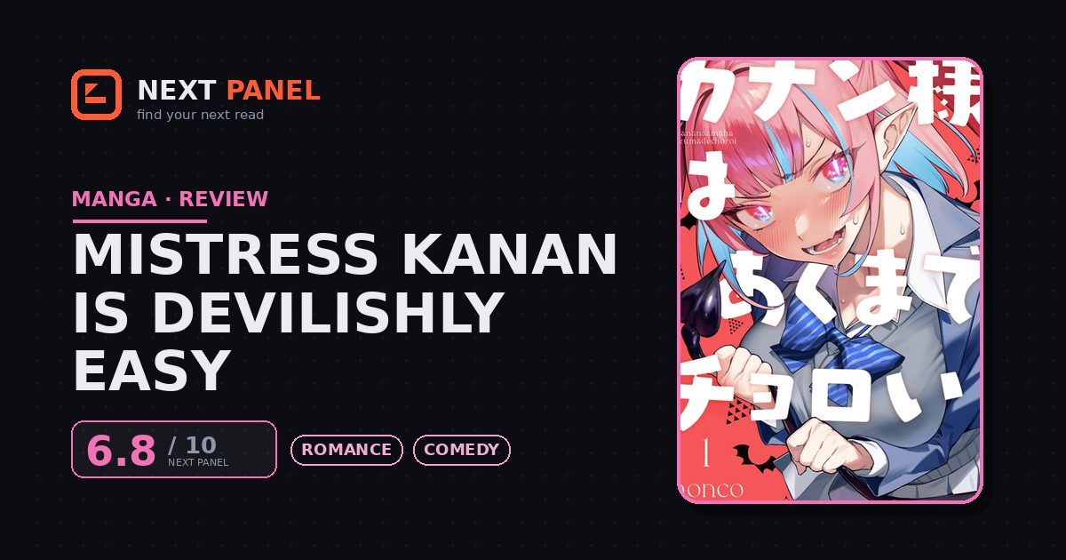 Mistress Kanan is Devilishly Easy cover - Next Panel review