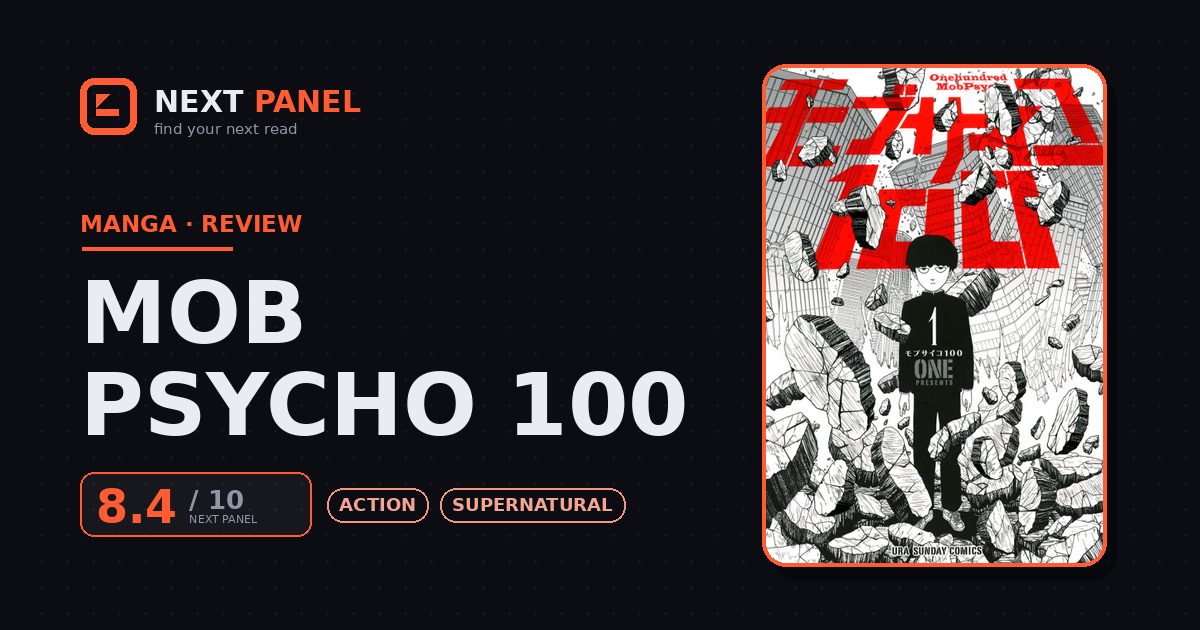 Mob Psycho 100 cover - Next Panel review