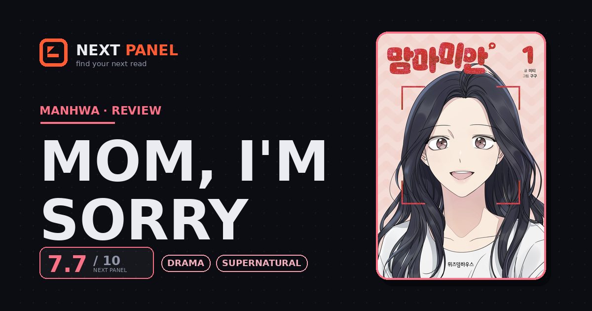Mom, I'm Sorry cover - Next Panel review