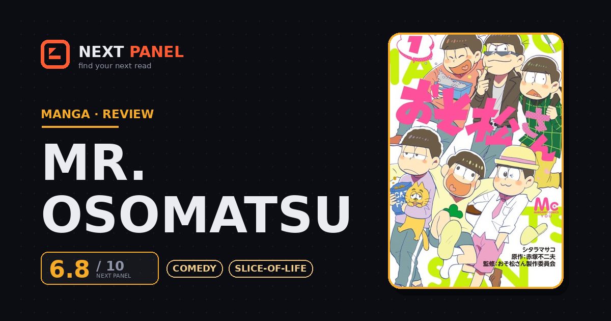 Mr. Osomatsu cover - Next Panel review