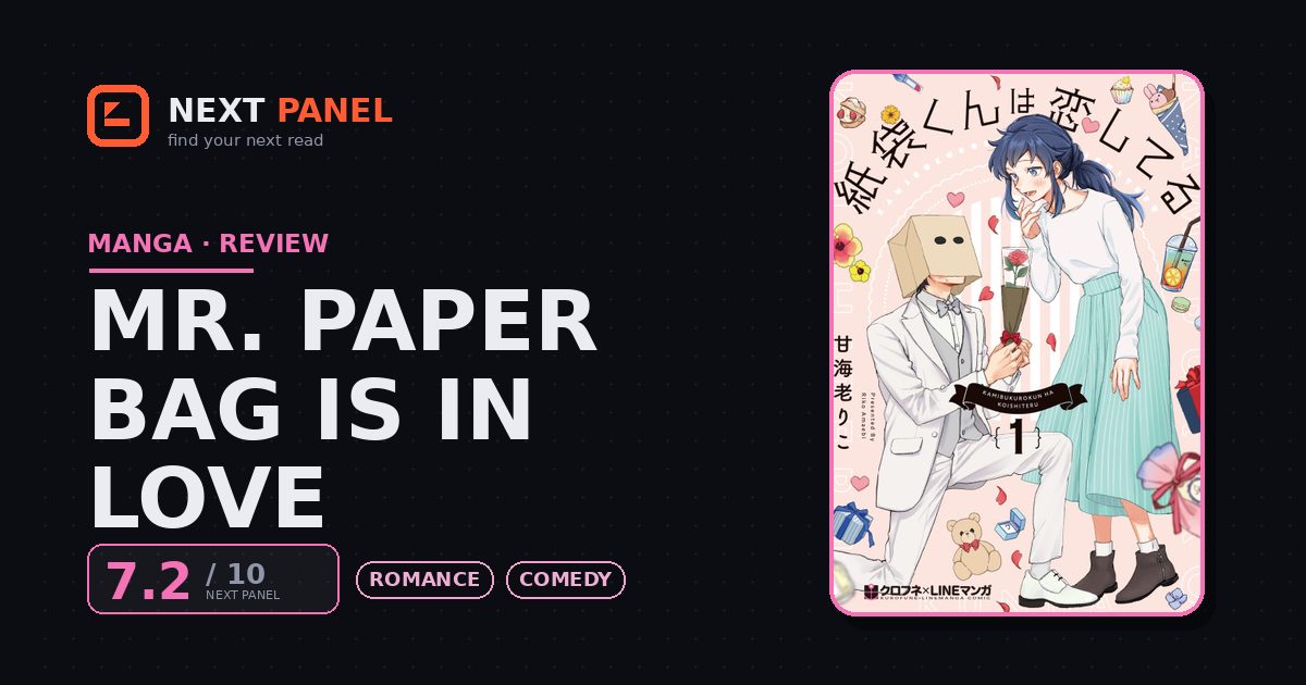 Mr. Paper Bag is in Love cover - Next Panel review