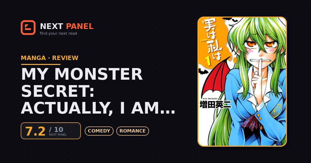 My Monster Secret: Actually, I Am… cover - Next Panel review