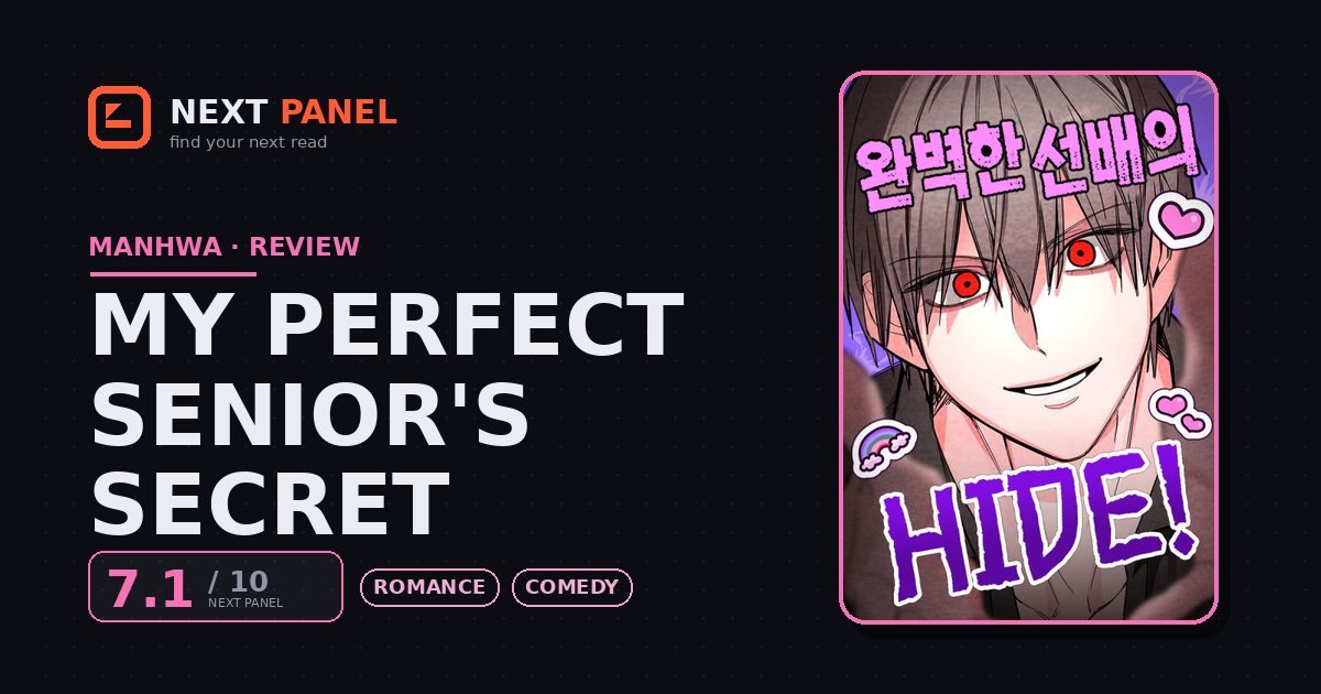 My Perfect Senior's Secret cover - Next Panel review