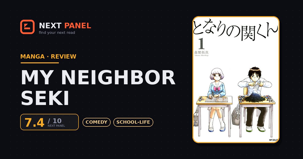 My Neighbor Seki cover - Next Panel review
