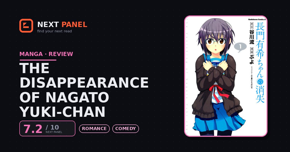 The Disappearance of Nagato Yuki-chan cover - Next Panel review