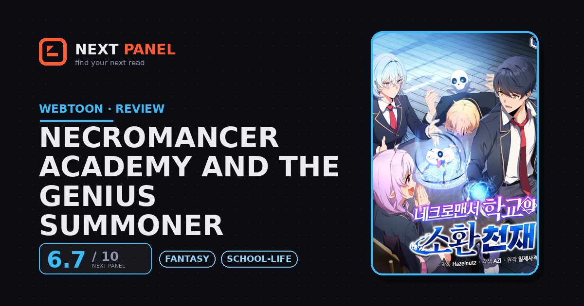 Necromancer Academy and the Genius Summoner cover - Next Panel review