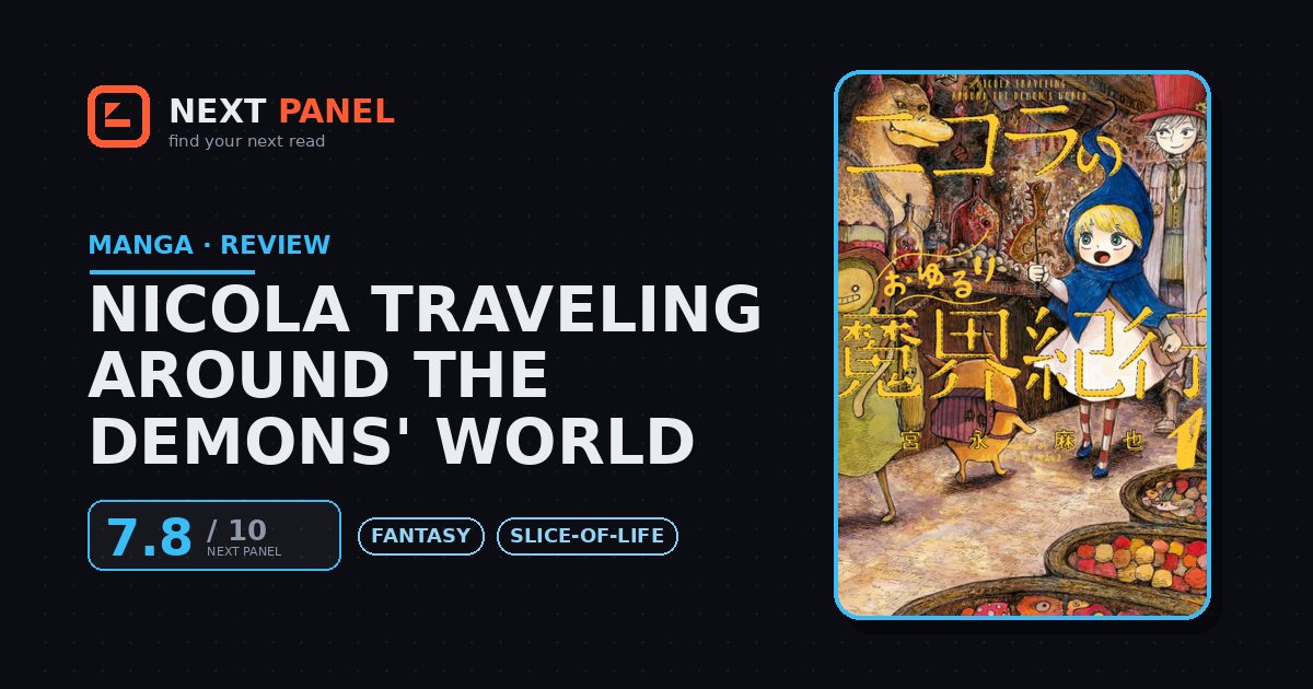 Nicola Traveling Around the Demons' World cover - Next Panel review