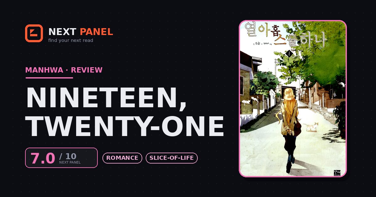 Nineteen, Twenty-One cover - Next Panel review