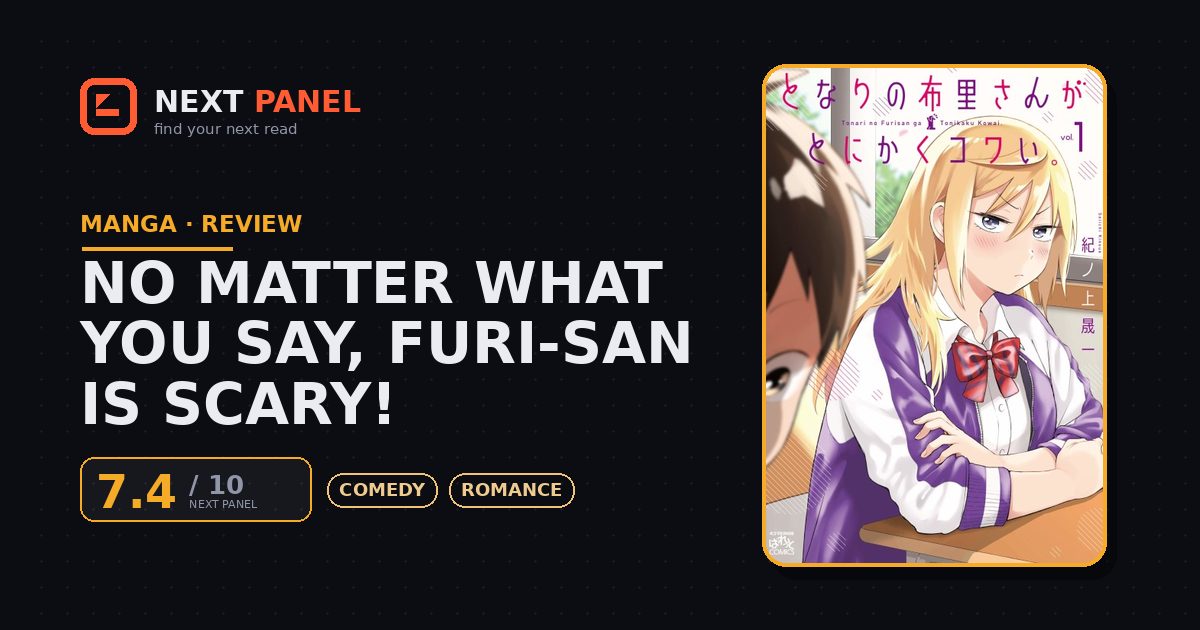 No Matter What You Say, Furi-san is Scary! cover - Next Panel review