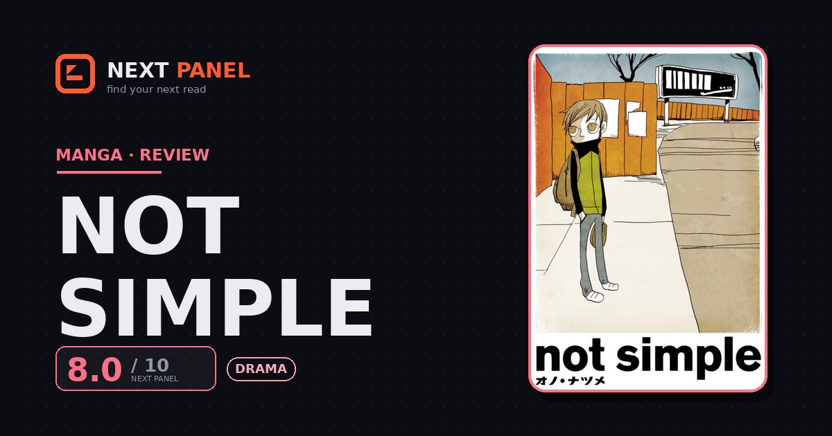 Not Simple cover - Next Panel review