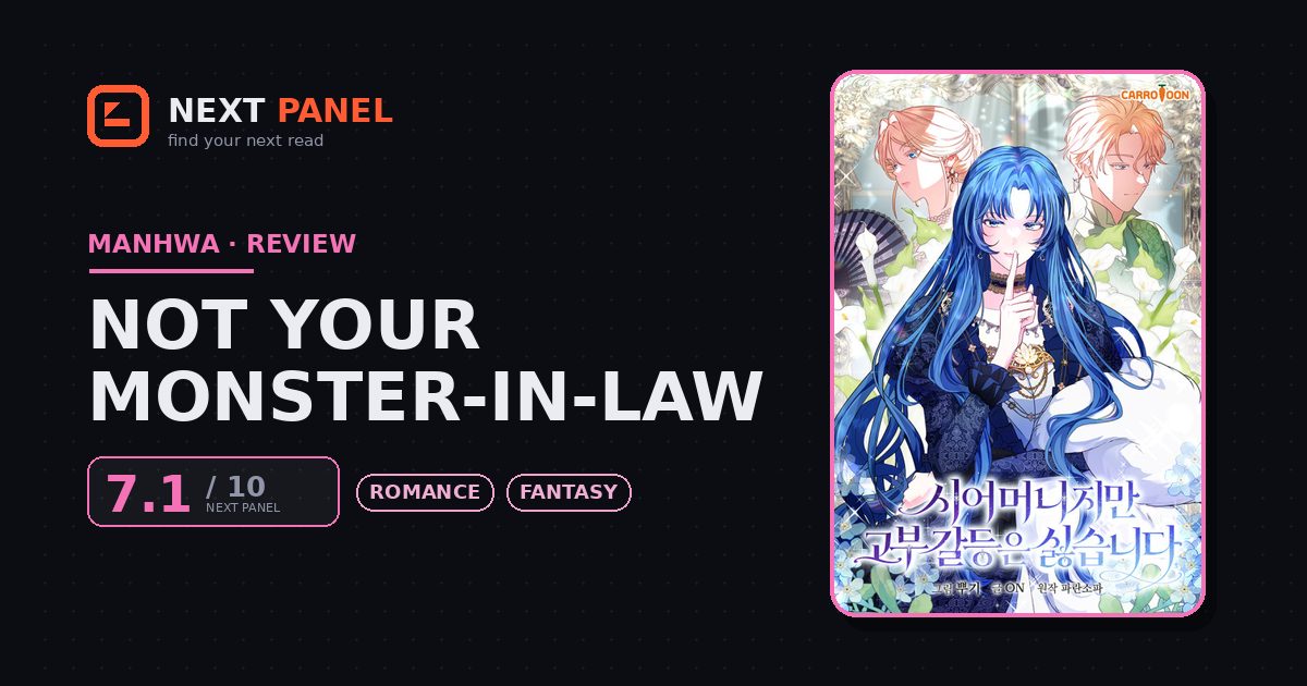 Not Your Monster-In-Law cover - Next Panel review