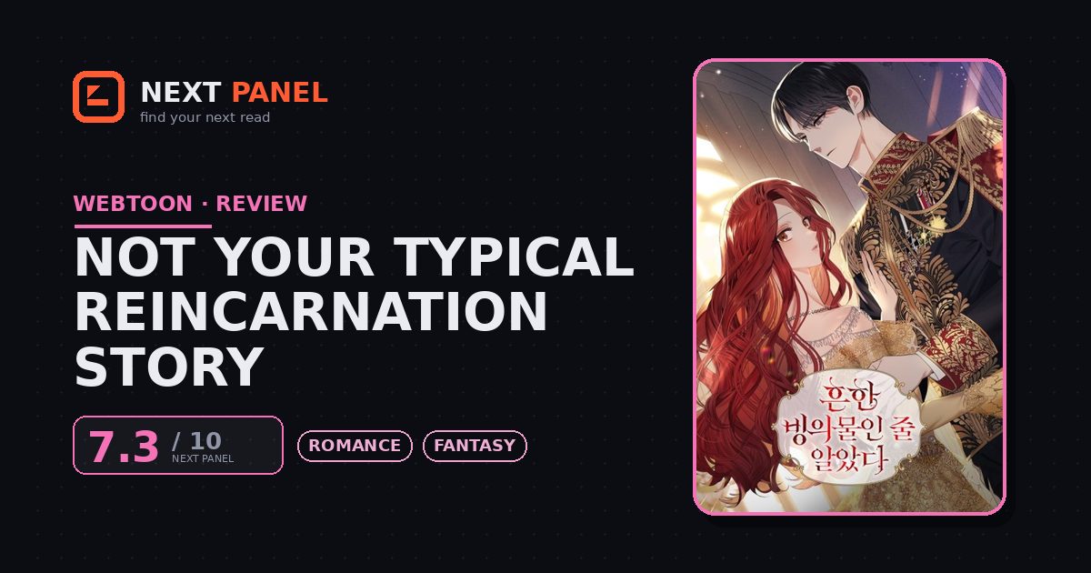 Not Your Typical Reincarnation Story cover - Next Panel review