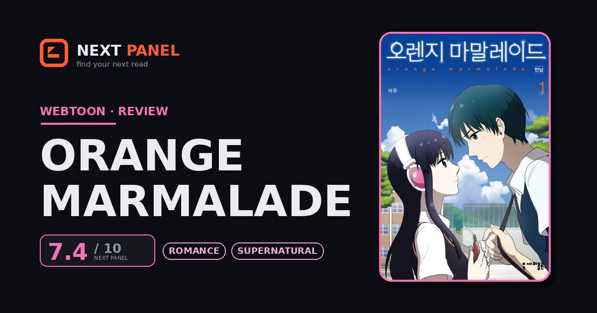 Orange Marmalade cover - Next Panel review