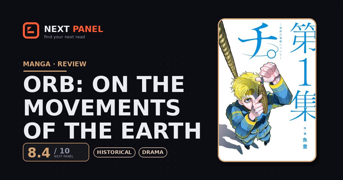 Orb: On the Movements of the Earth cover - Next Panel review
