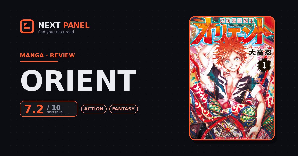 Orient cover - Next Panel review