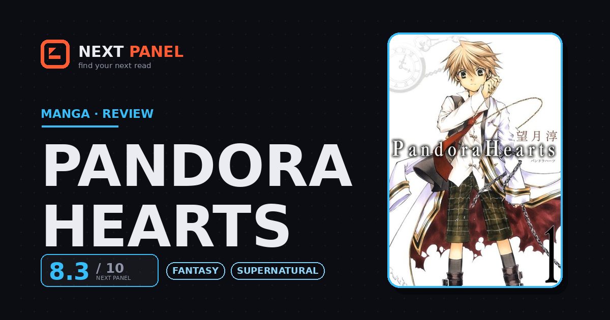 Pandora Hearts cover - Next Panel review