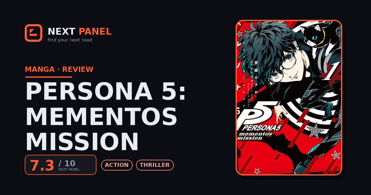 Persona 5: Mementos Mission cover - Next Panel review