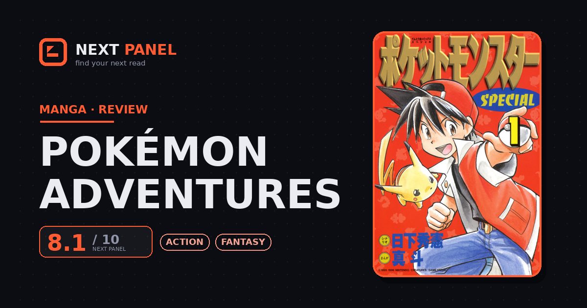 Pokémon Adventures cover - Next Panel review