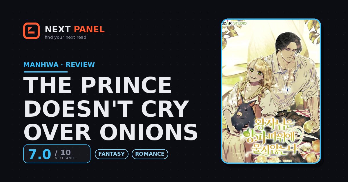 The Prince Doesn't Cry Over Onions cover - Next Panel review