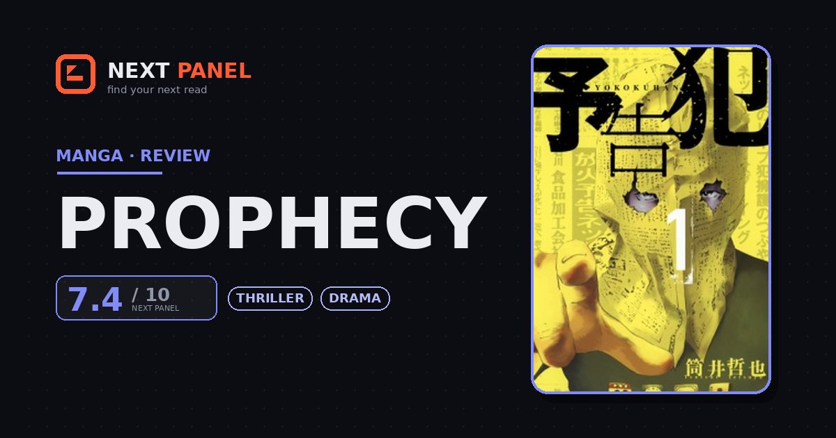 Prophecy cover - Next Panel review