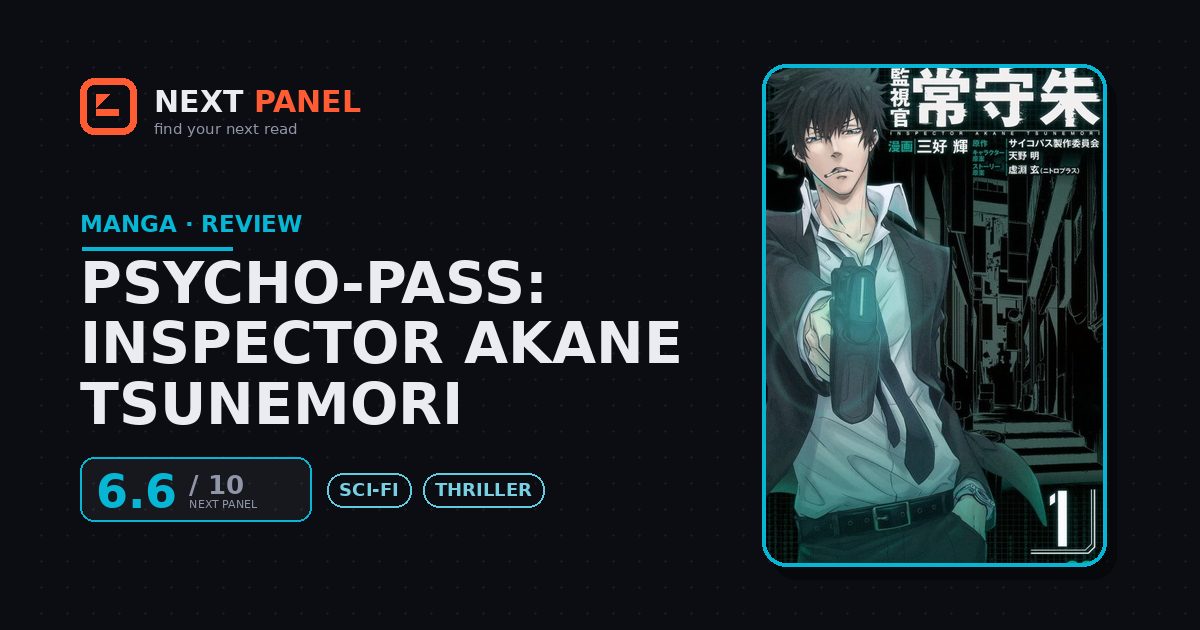 PSYCHO-PASS: Inspector Akane Tsunemori cover - Next Panel review